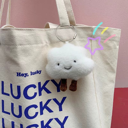 Cute Cloud Bag Charm & Accessory | Personalize Your Tote